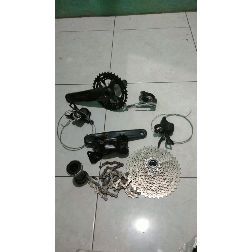 grupset deore 2/3x10 speed