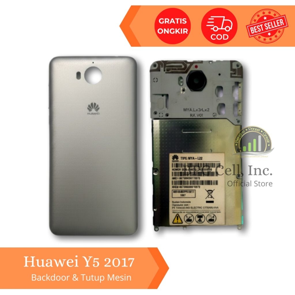 Backdoor dan Tutup Mesin Huawei Y5 2017 MYA L22