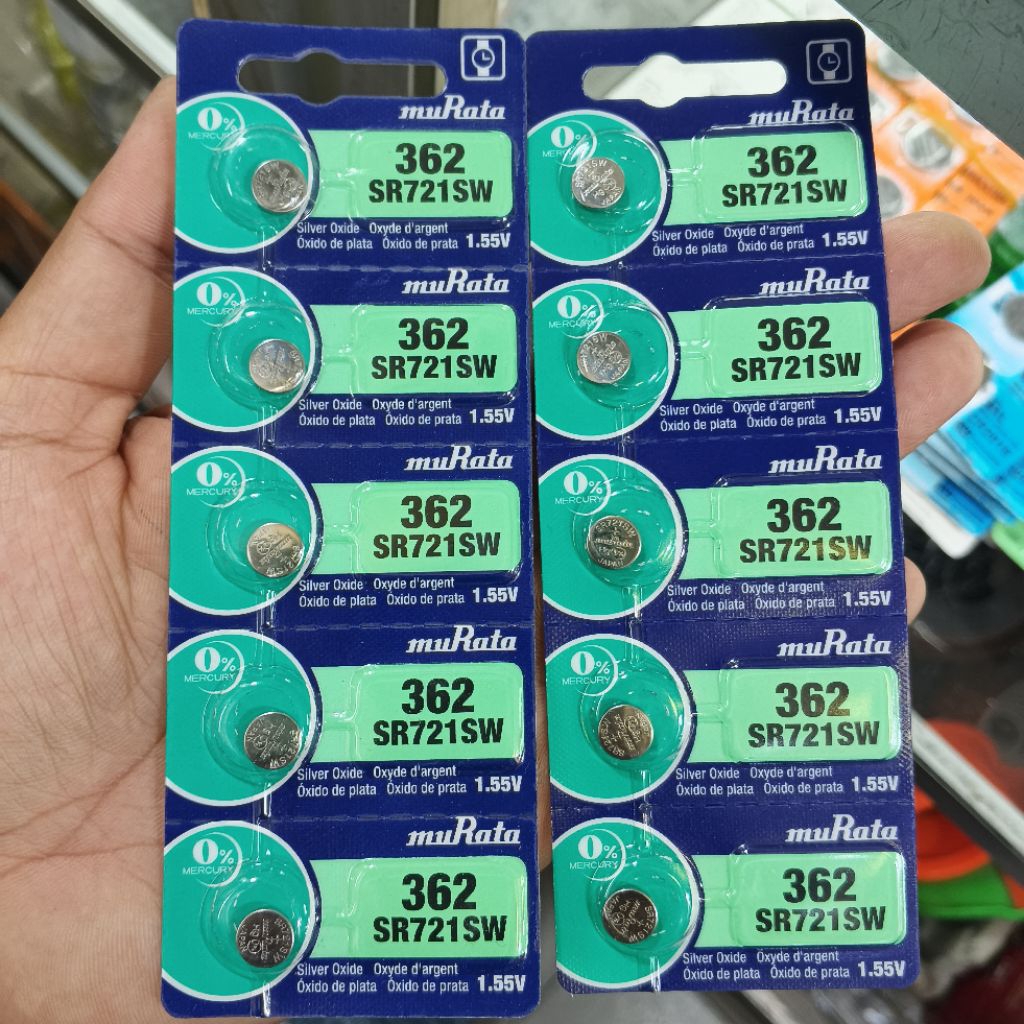 Baterai Jam Tangan Murata SR721SW 721 362 Original