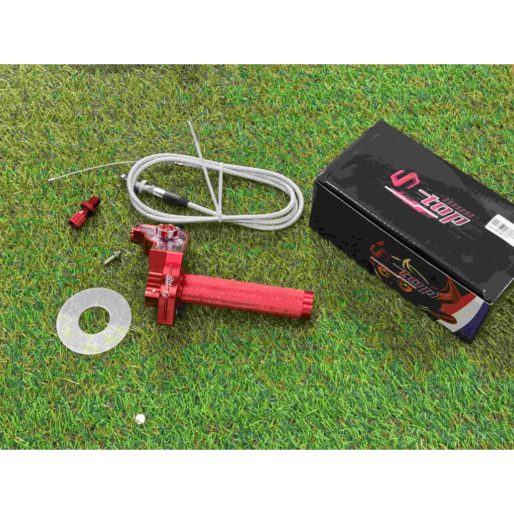 GAS SPONTAN s-top Raing cnc new  RX KING KARBON 2 CABANG - TALI GAS KARBON RX KING RXK RXS - GAS SPO