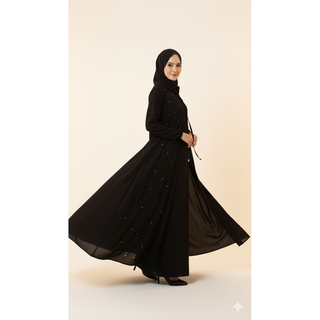 Abaya 2in1 | gamis inner & outer