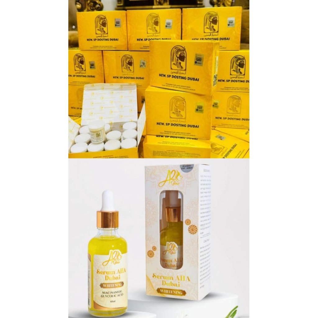 Paket SUPER WHITENING SP DUBAI + BOOSTER AHA DUBAI