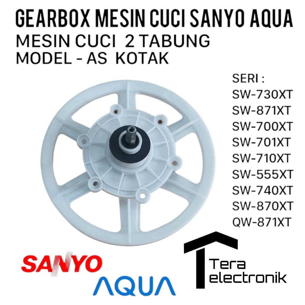GEARBOX GIRBOX MESIN CUCI AQUA SW 870XT SW 755XT SW 740XT SW730XT QW880XT