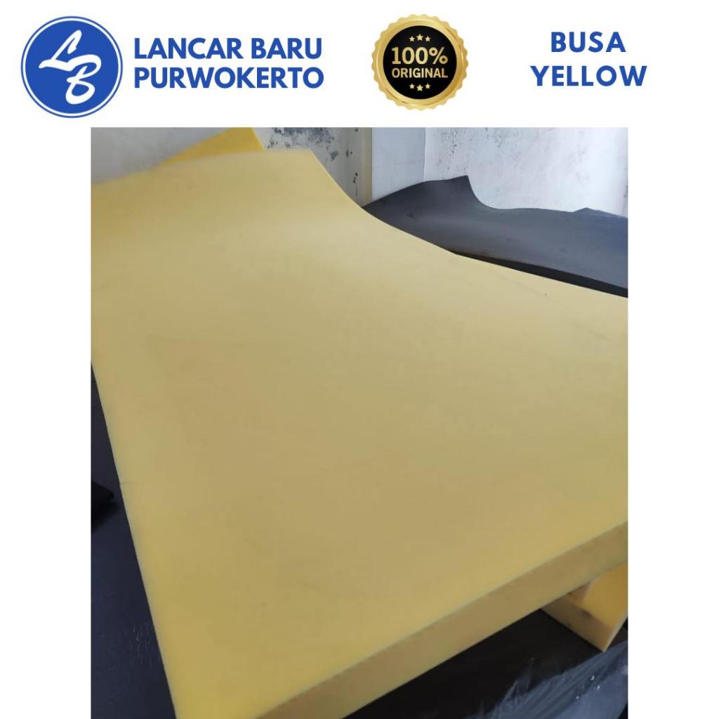 BUSA YELLOW/KUNING 95x195 KETEBALAN 0.8 CM 1.6 CM 2.4 CM DAN 3.2 CM D30-BUSA LEMBARAN