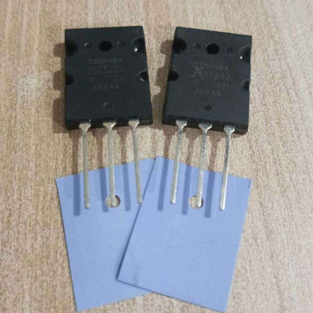 Transistor Toshiba 1943 5200 NO1 SUPER seri 331 JAPAN ORIGINAL + KARET 5200