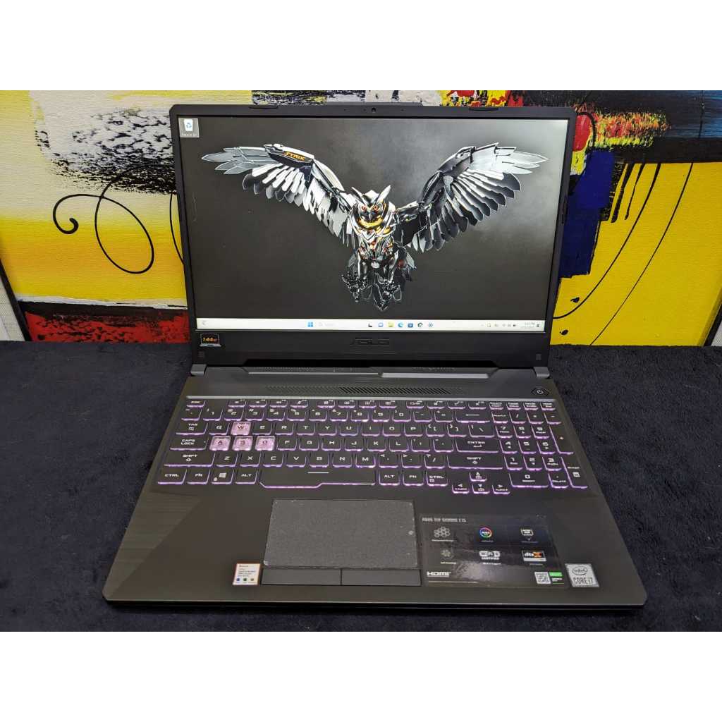 Laptop Gaming Asus TUF F15 Core i7 10870H 16/512 Nvidia GTX 1650 144Hz  Asus TUF F15 FX506LH Core i7