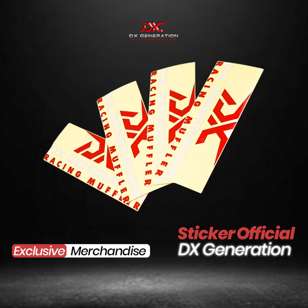 Stiker Original Stiker Official Merchandise DX Generation Racing