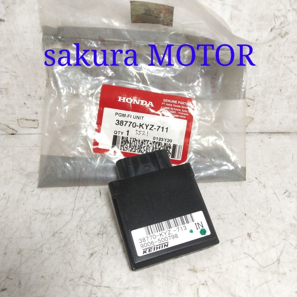 CDI SUPRA X 125 HELM IN FI INJEKSI ORIGINAL HONDA 38770-KYZ-711