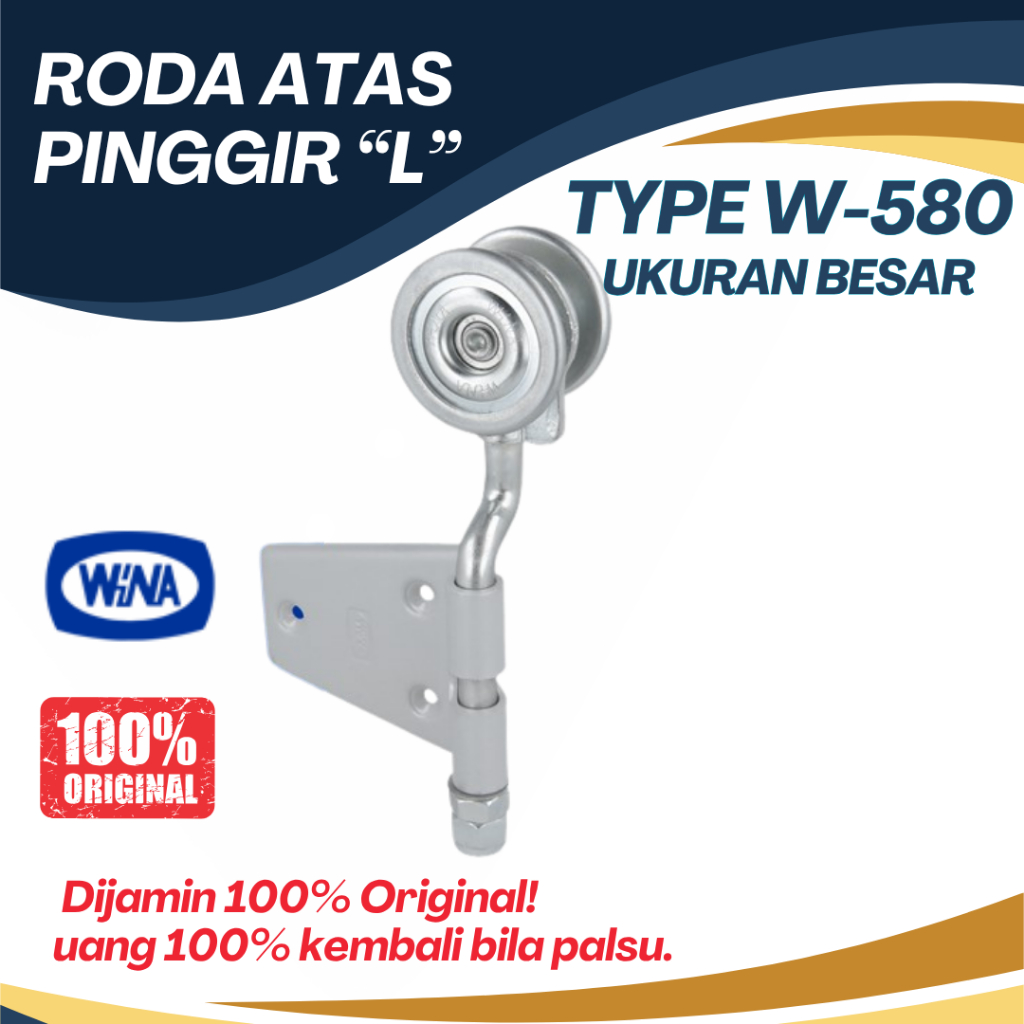Roda Atas Pinggir L Wina W580 / W500 Roda Atas Pintu Garasi Wina