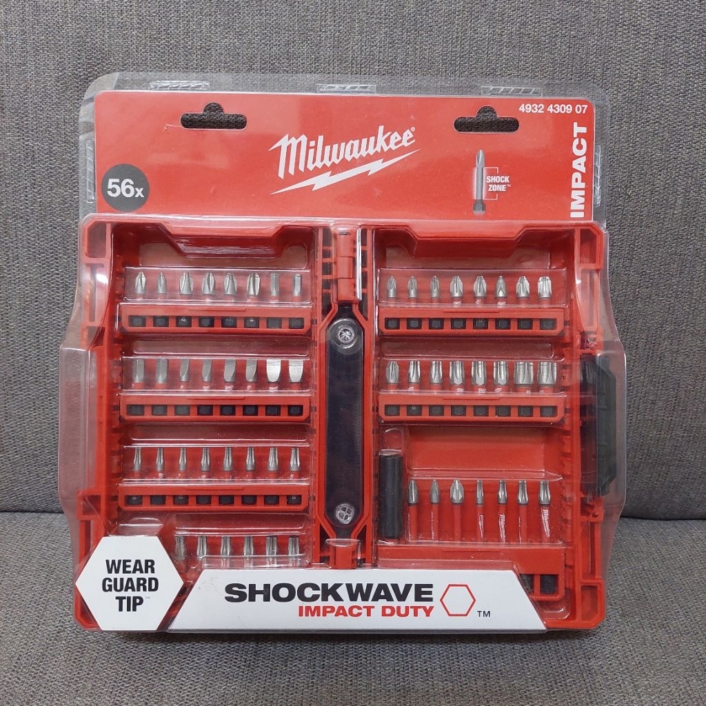 Mata Obeng Set Milwaukee Shockwave 56 Pieces