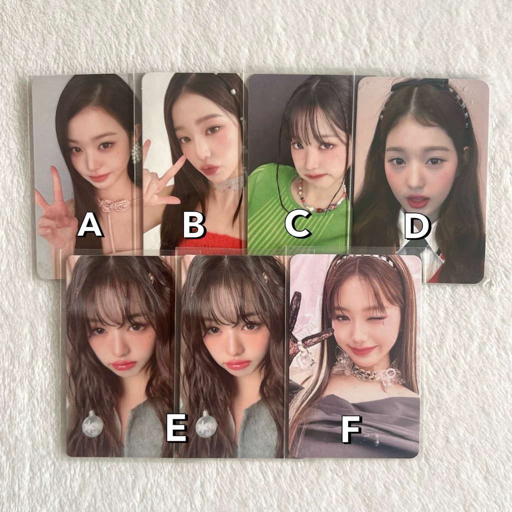 photocard wonyoung ive fankit hapa kristin kirsh amuse girl after like mokket papa john empathy ssq 