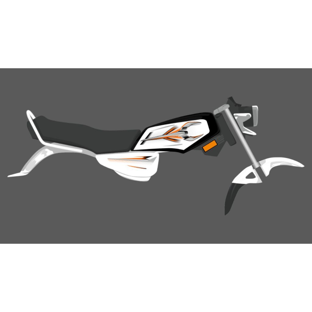 STRIPING TRANSPARAN RX KING DESAIN SIMPEL CUSTOM TERBARU