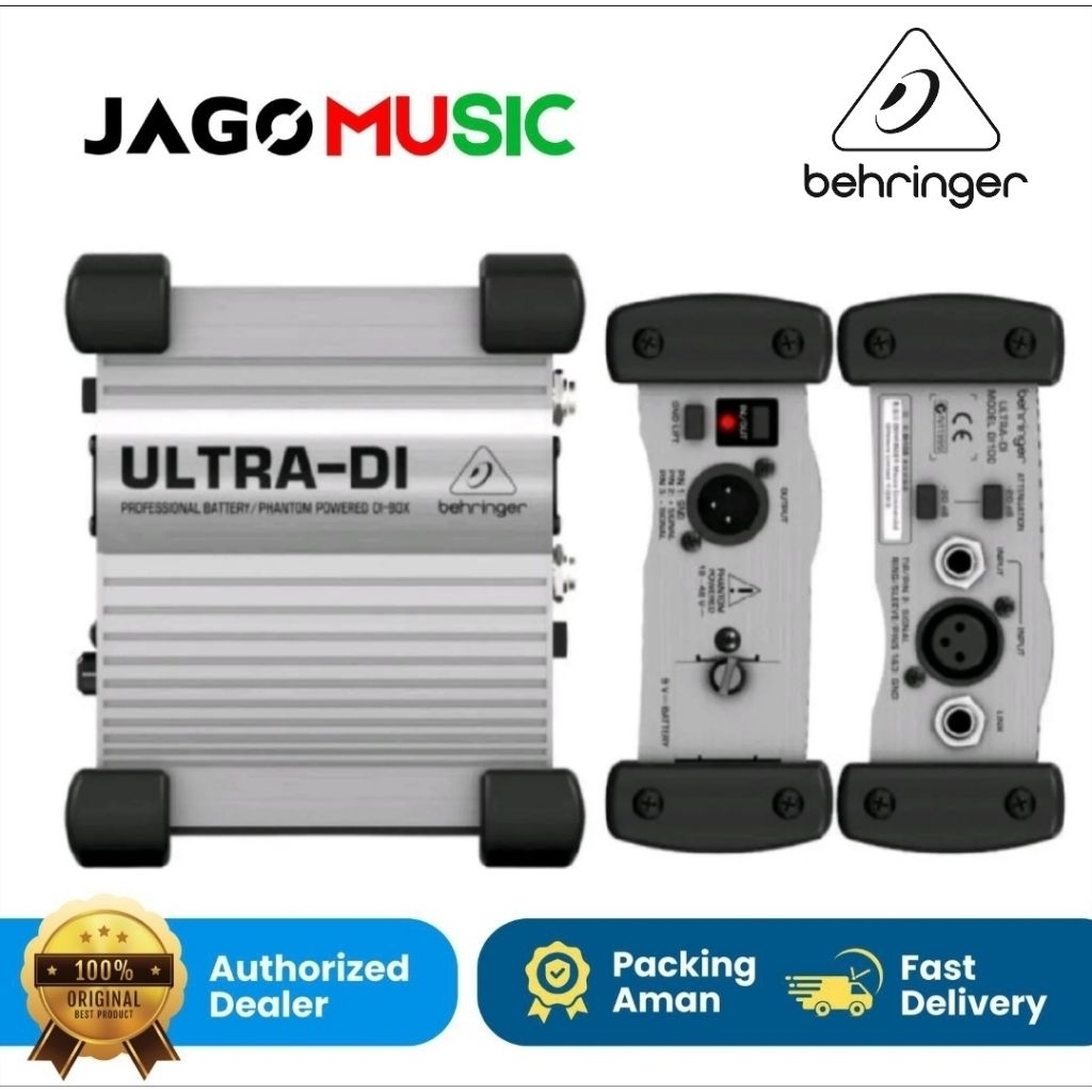 Behringer Di100 1 Channel Active Direct Box Behringer DI 100