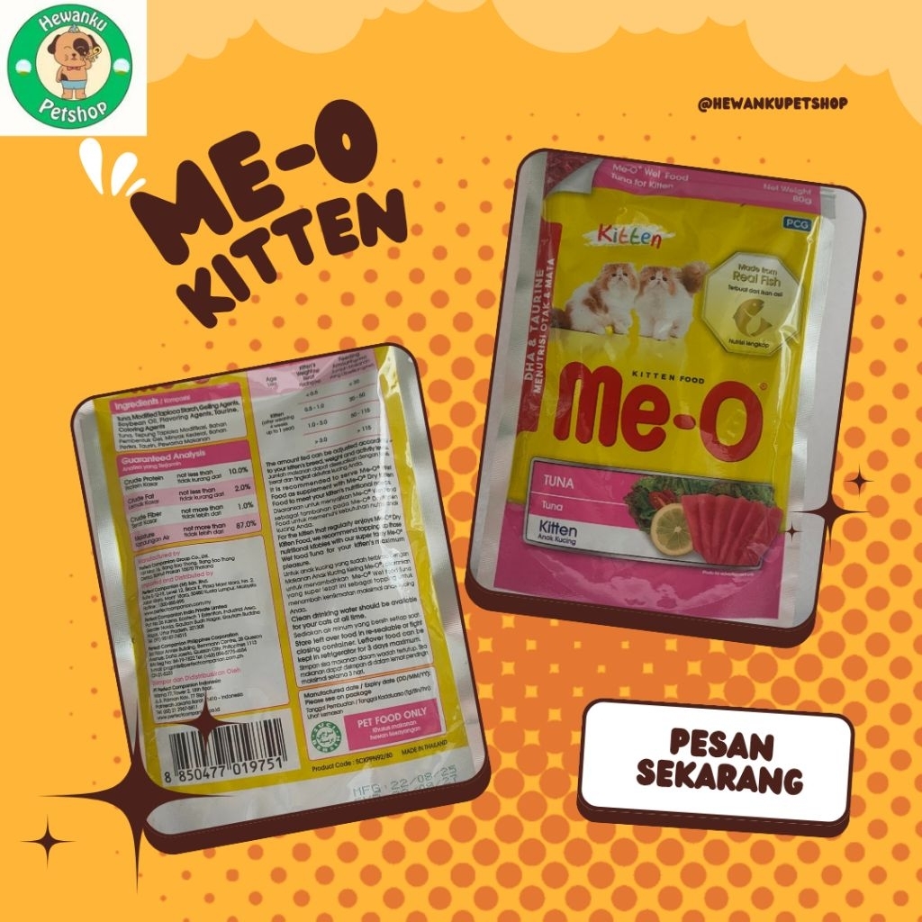Me-O wet food kitten food