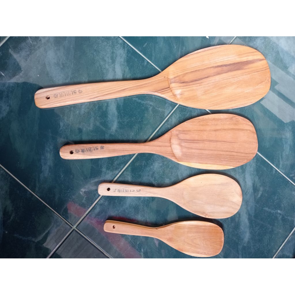 Centong Nasi Kayu Jati/Centong Nasi Kayu/Entong