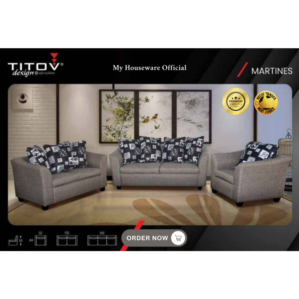 BONUS MEJA TAMU  SOFA TAMU CLASSIC TITOV | SOFA MINIMALIST TITOV | SOFA 321 TITOV | MARTINES