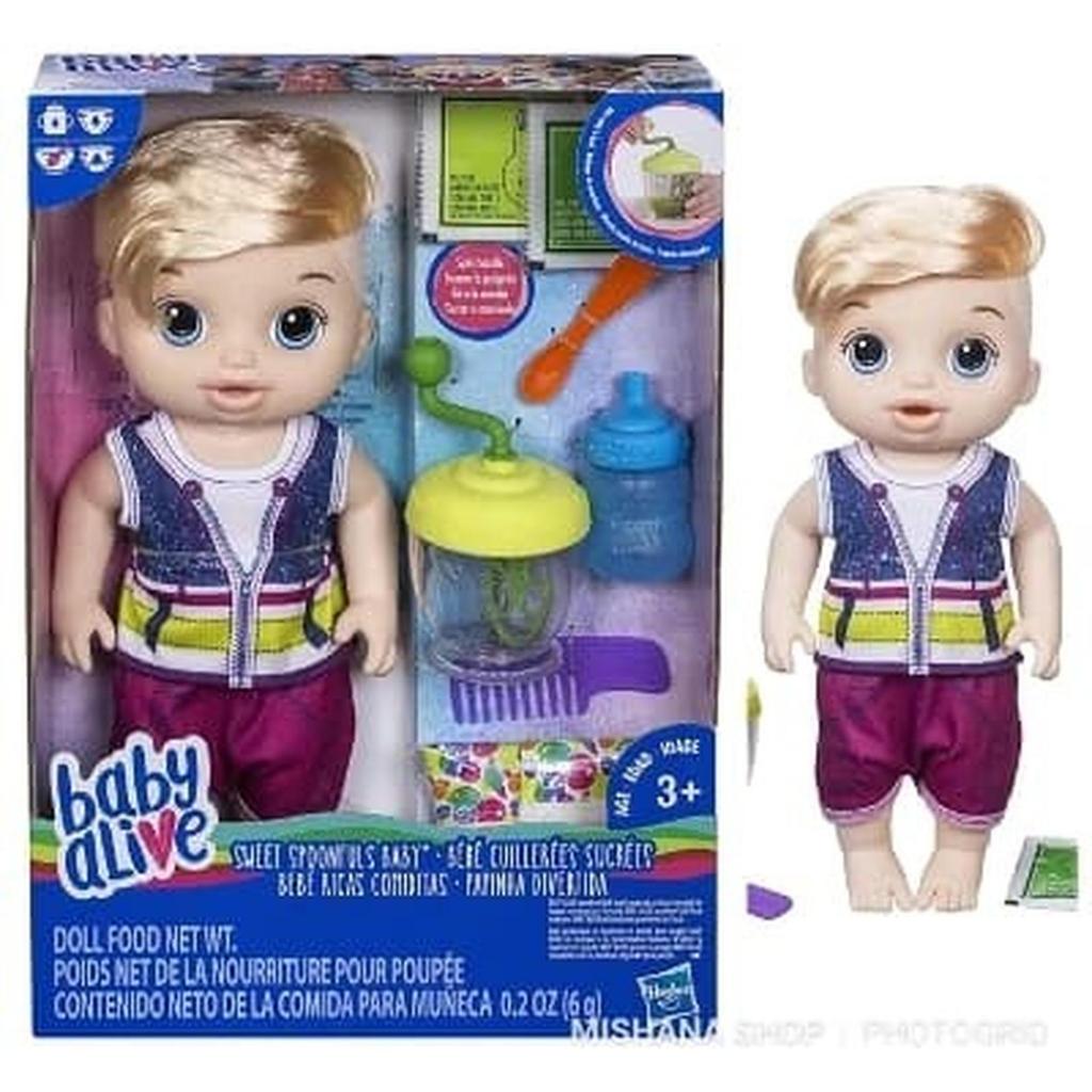 Baby Alive Sweet Spoonfuls Doll - Boneka bisa makan & minum
