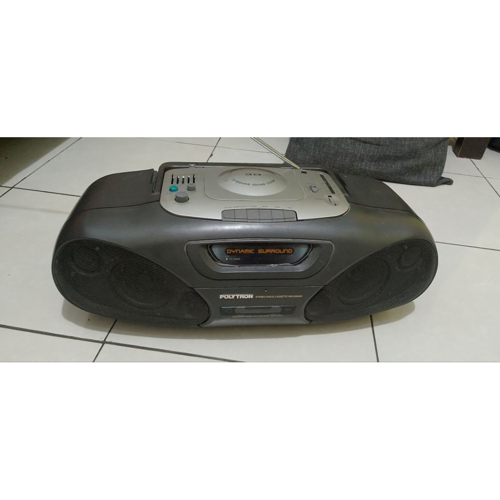Radio Tape compo Polytron kapsul jumbo Dynamic Surround.