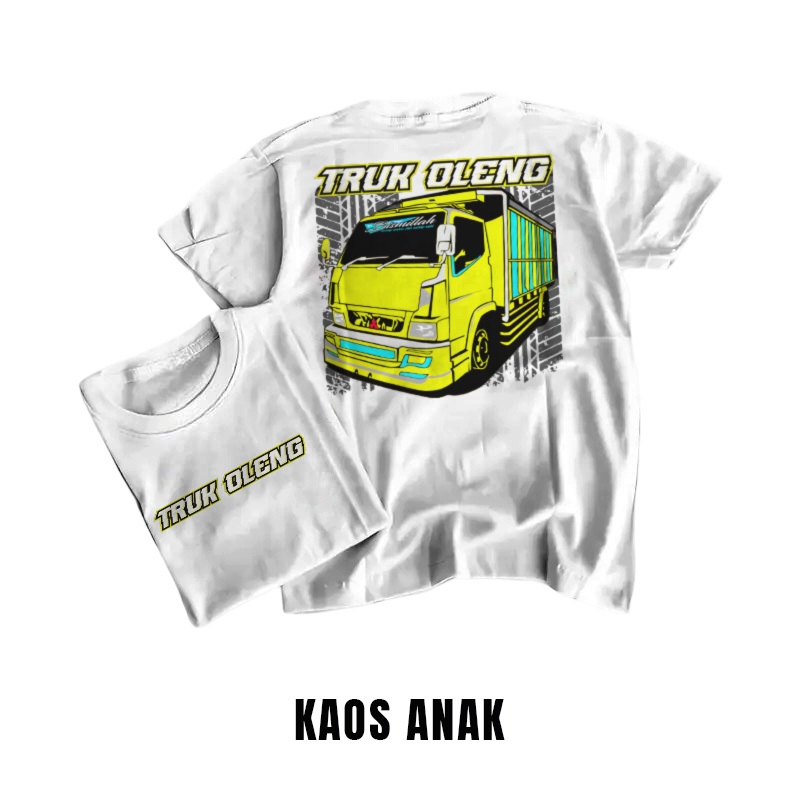KAOS TRUK ANAK - BAJU TRUCK OLENG ANAK UMUR 2 - 13 TAHUN TERBARU