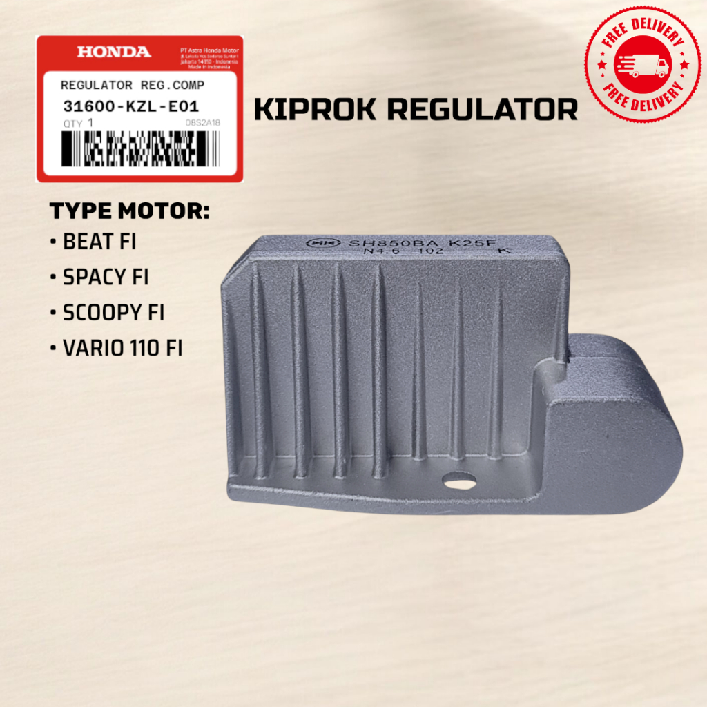 Kiprok Regulator  Beat Fi Scoopy Spacy Vario 110 Fi Stater Kasar KZL