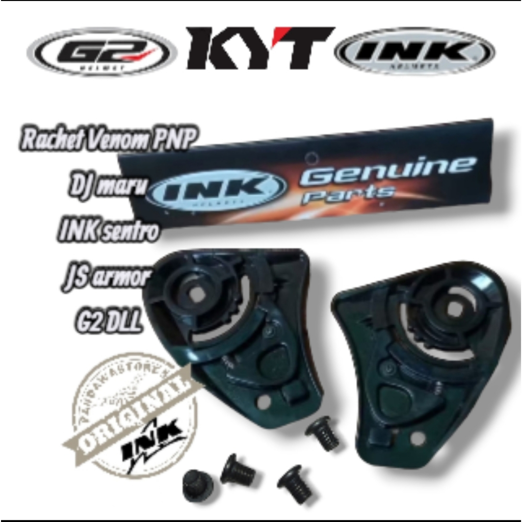 KYT Racet Visor Kyt Dj Maru Galaxy INK Sentro MRj Original Kupingan Kaca Helm KYT Asli Melindungi Te