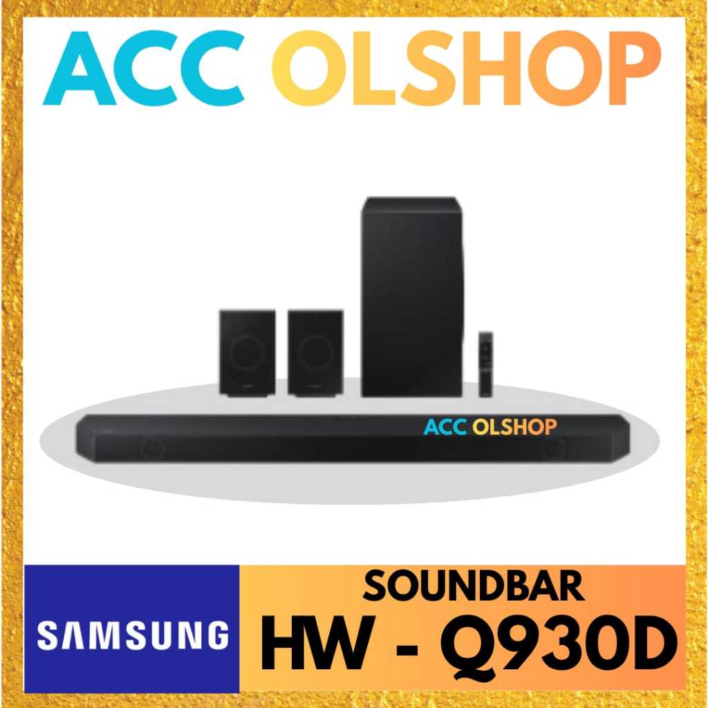 SAMSUNG HWQ930D - WIRELESS SOUNDBAR 9.1.4CH HW Q930D DOLBY ATMOS HWQ930 HW Q930
