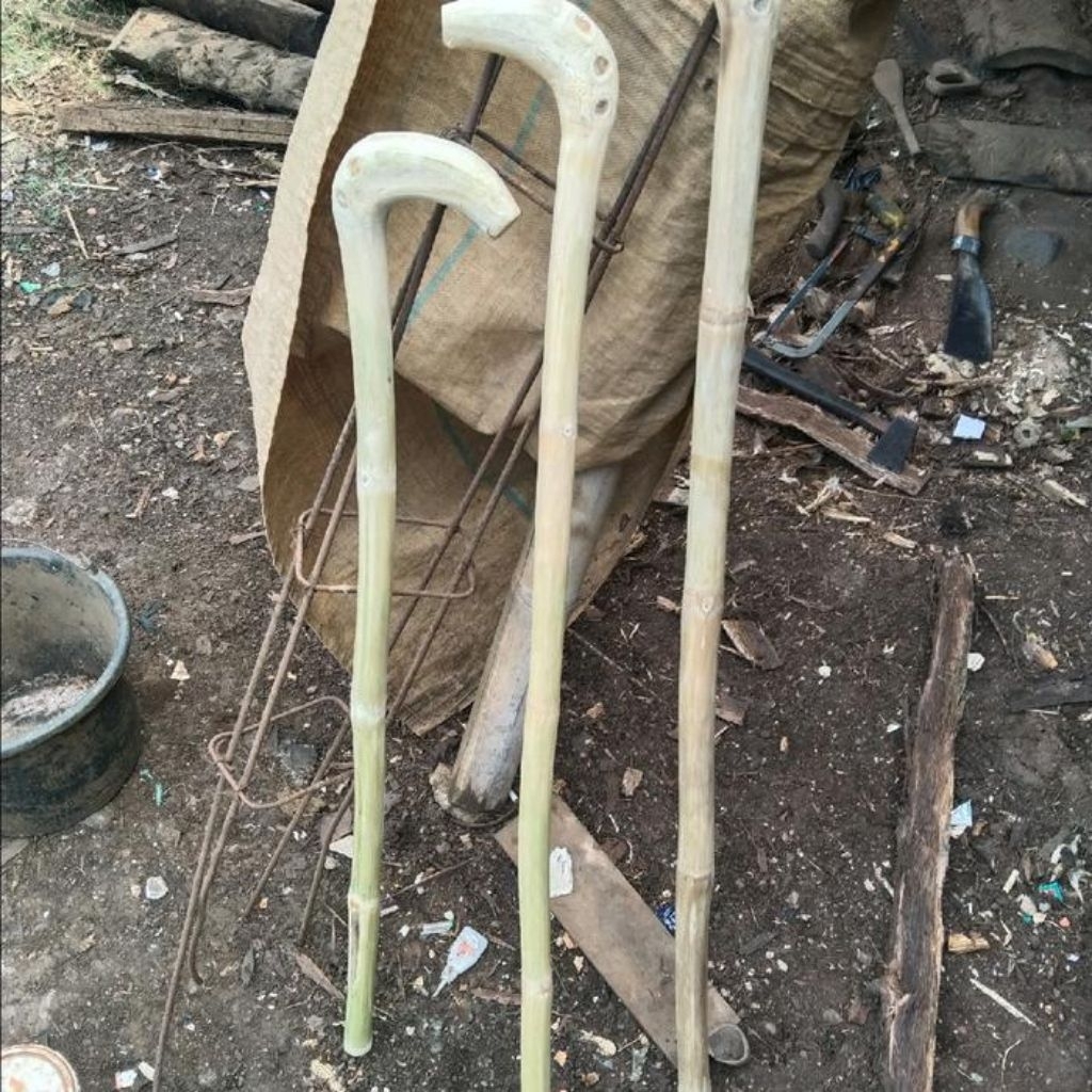 Tongkat Jalan Bambu / Tongkat Jalan