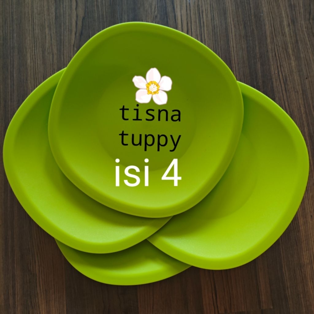 Legacy plate microwaveable isi 4 PIRING TUPPERWARE