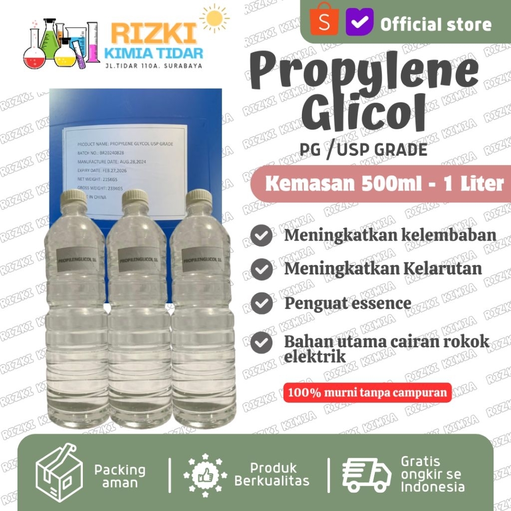 PG Propylen Glicol Propilen Glikol  USP grade