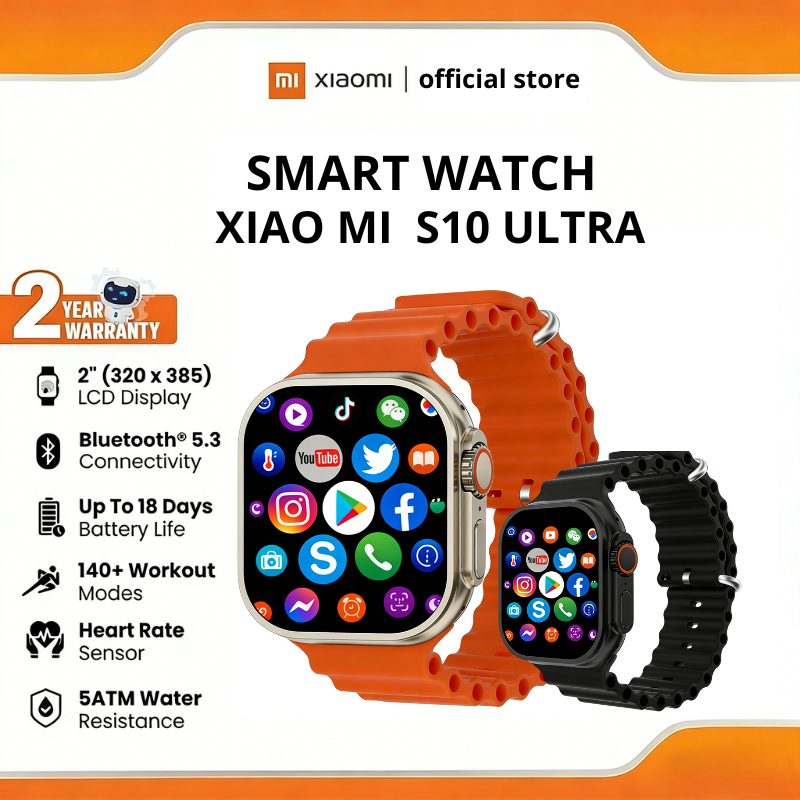 [4G Sim card] XIAOMI  Smartwatch S9 ULTRA 4G & 5G | RAM 4 / 64GB | SIM CARD | Bisa Nonton Youtube | 