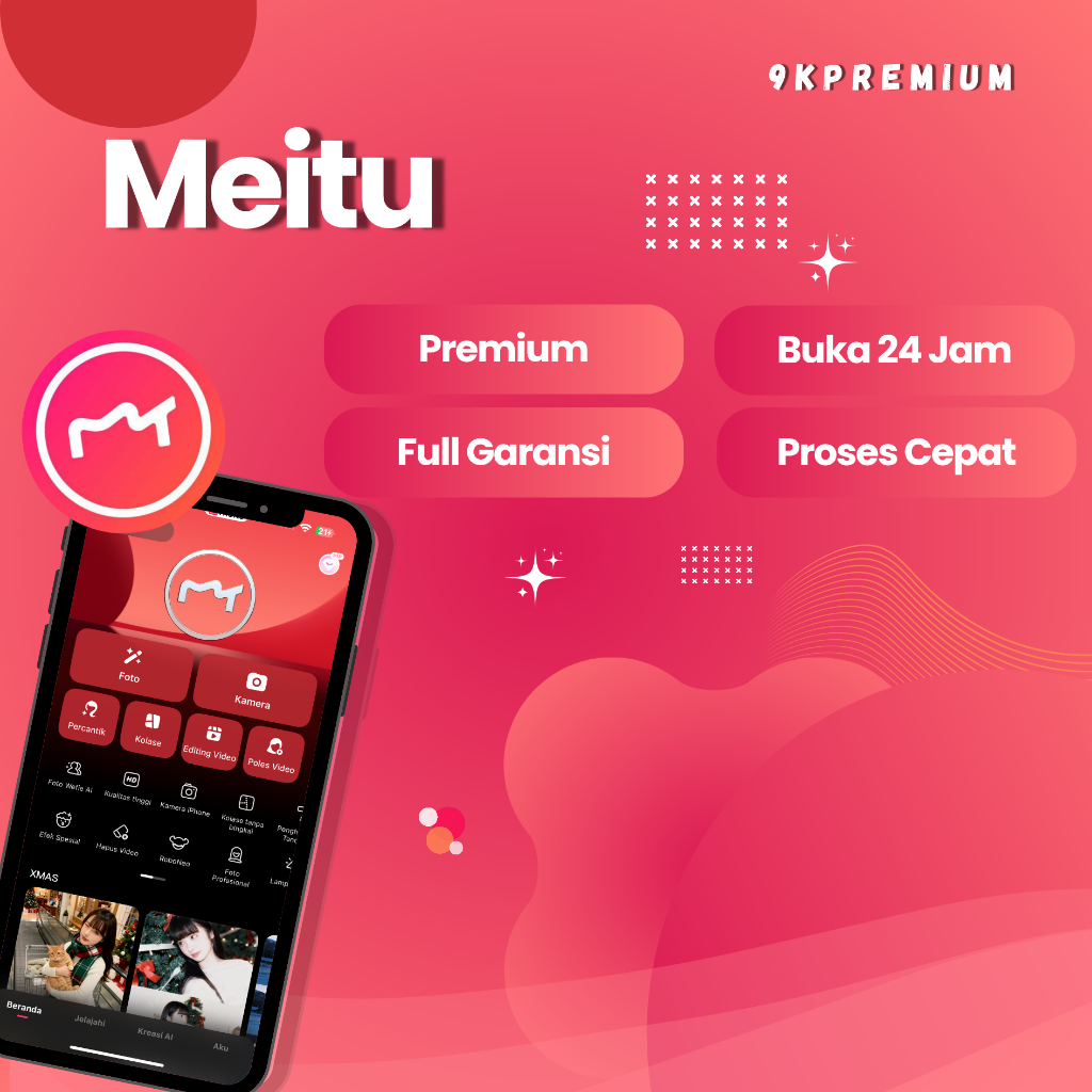 MEITU TEMPLATE PREMIUM: FILTER ESTETIK + LOOK MAHAL (1 KLIK