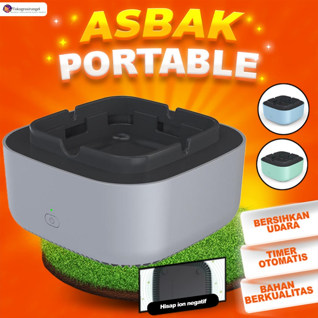 Asbak Rokok Penghisap Asap Pembersih Udara Air Purifier Filter 3v