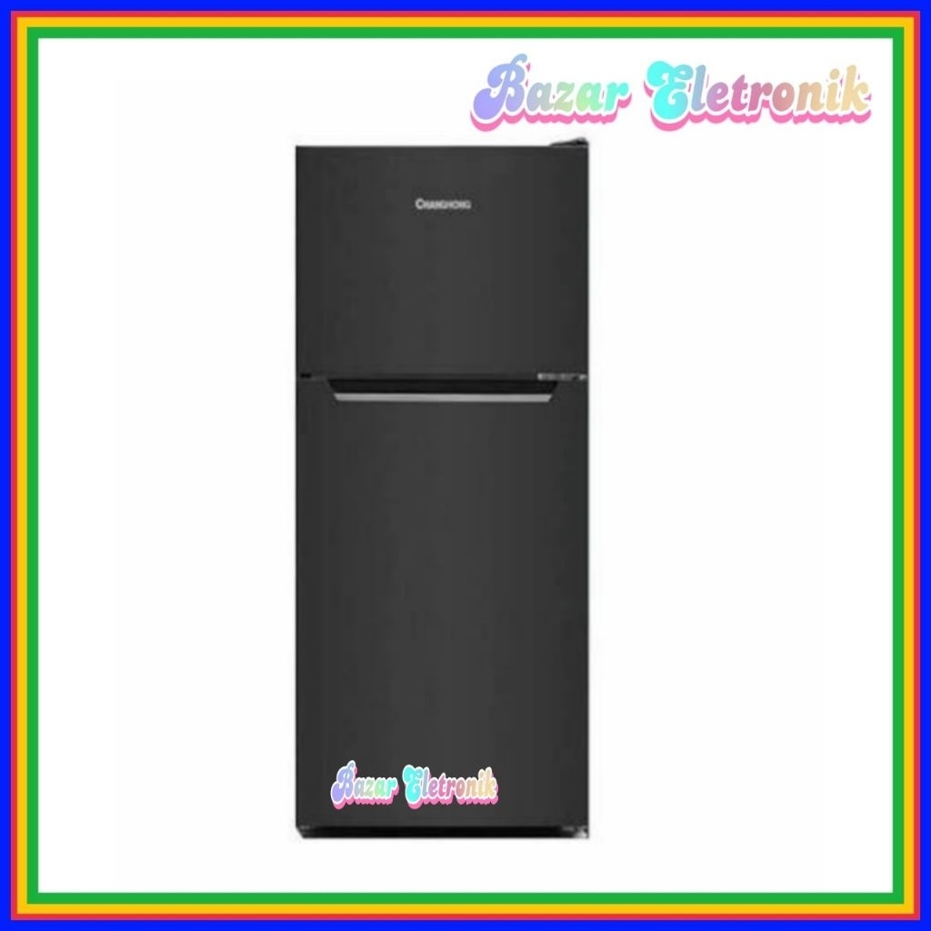 Kulkas Changhong CRF 208 Black / Kulkas 2 Pintu Changhong 208 Liter / Changhong CRF208 Kulkas Hitam