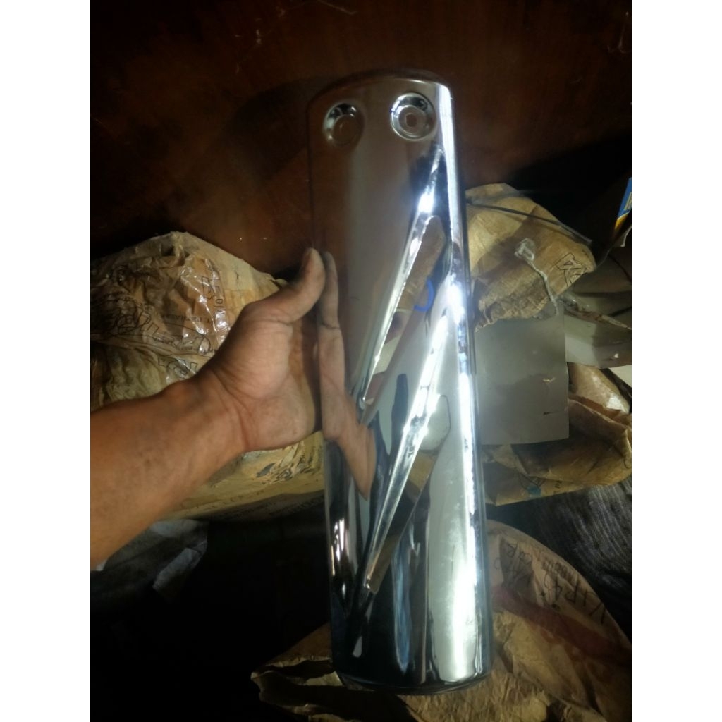 Tameng pelindung knalpot original Yamaha Vixion old lama