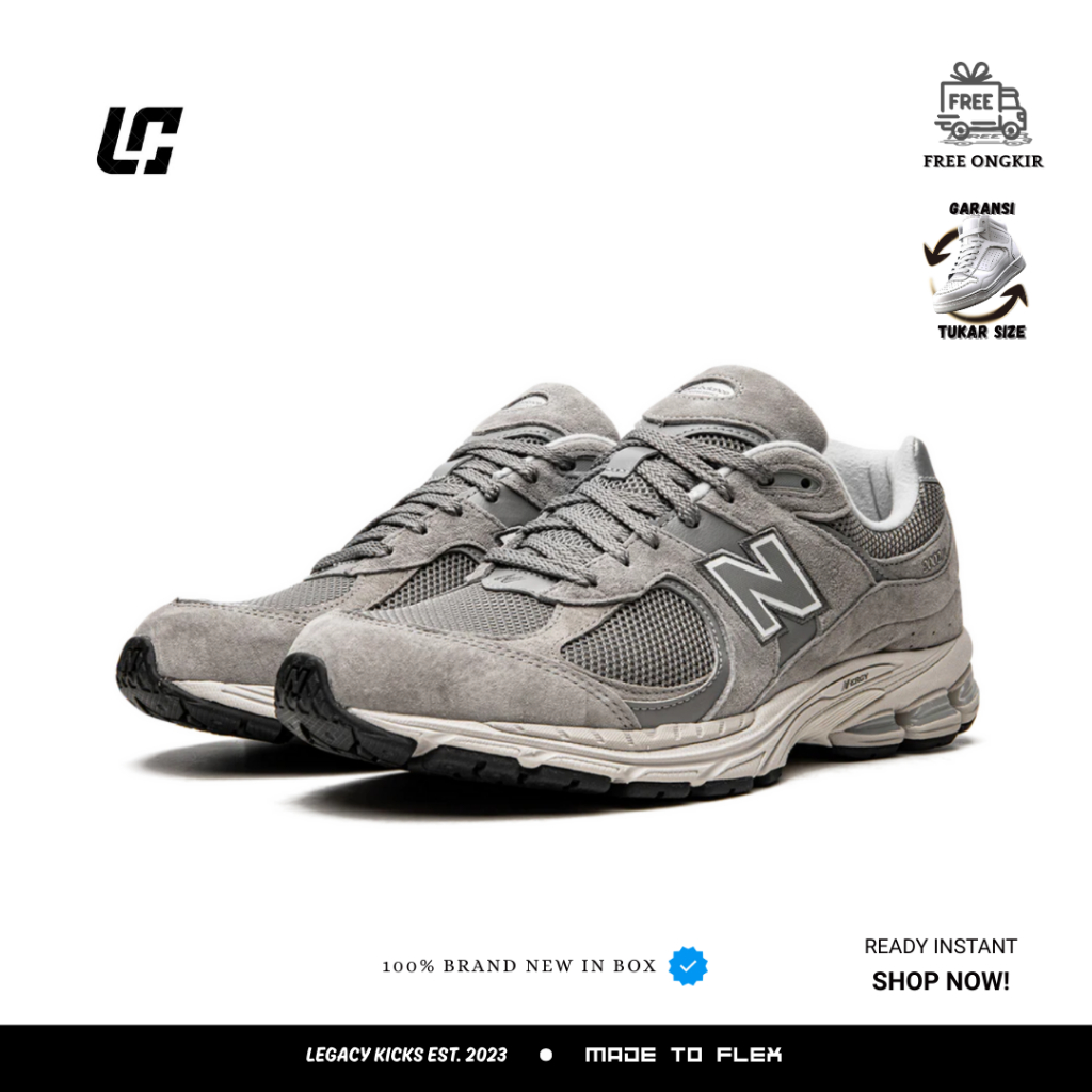 Legacy. - Sepatu NB 2002R Marblehead Casual Gym Olahraga Joging Pria Wanita Sport