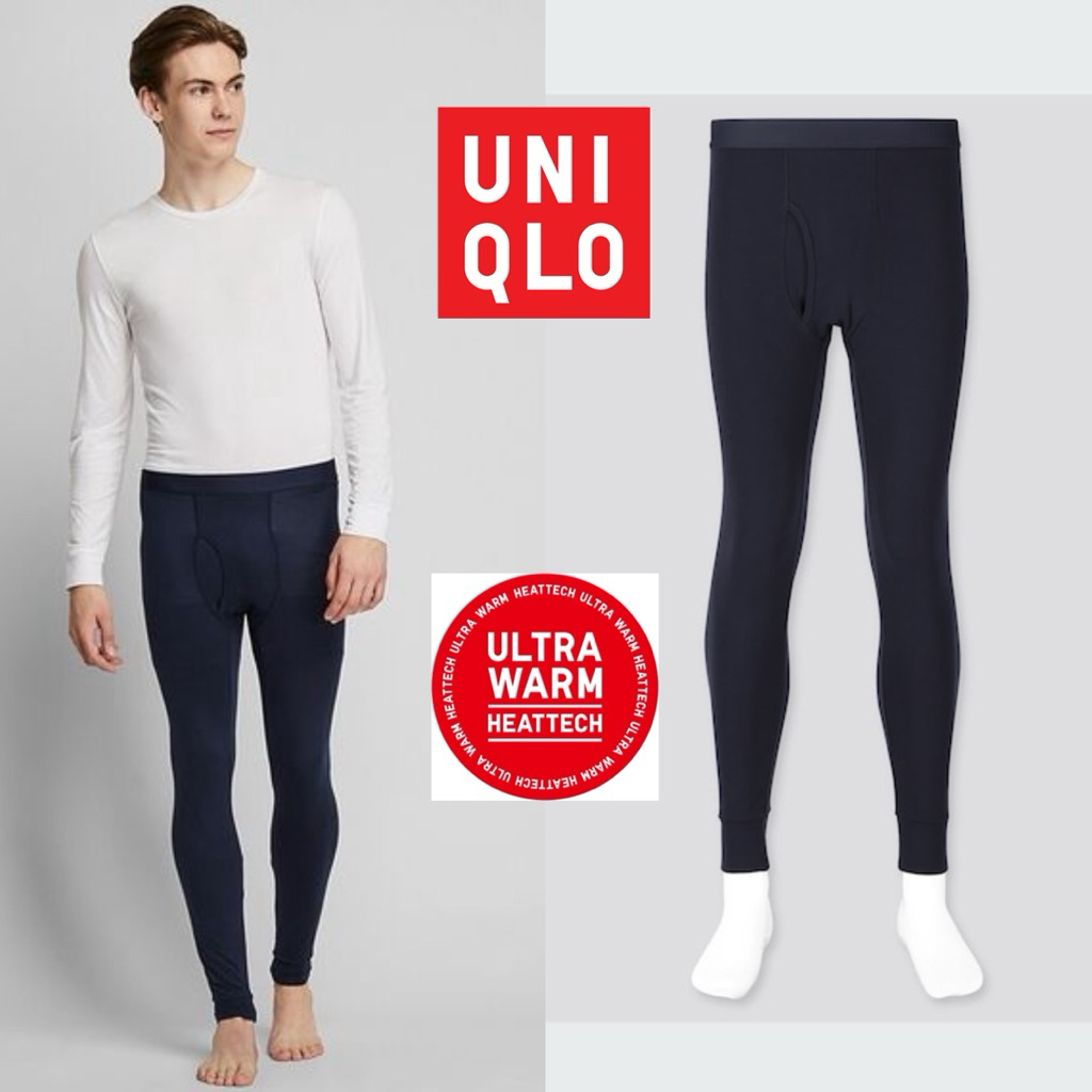 Unqilo Heattech Tights UltraWarm Size S M L Navy