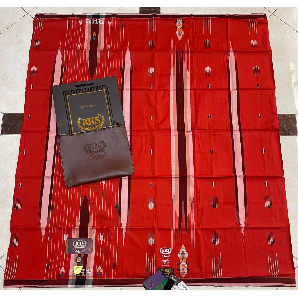 SARUNG BHS ROYAL SGF GOLD JAHIT TENGAH