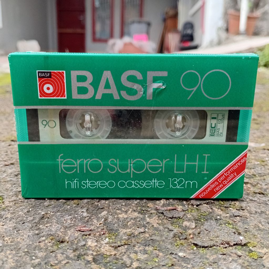 Kaset Kosong BASF ferro super LH I 90 Type I (1981) Blank Cassette Tape Sealed Nos
