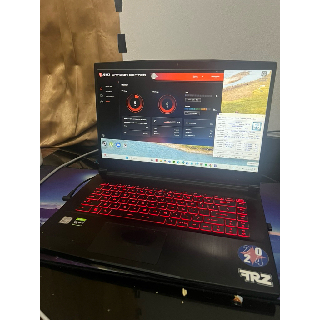 Laptop Gaming MSI GF63 THIN 10SCX i5 gen 10