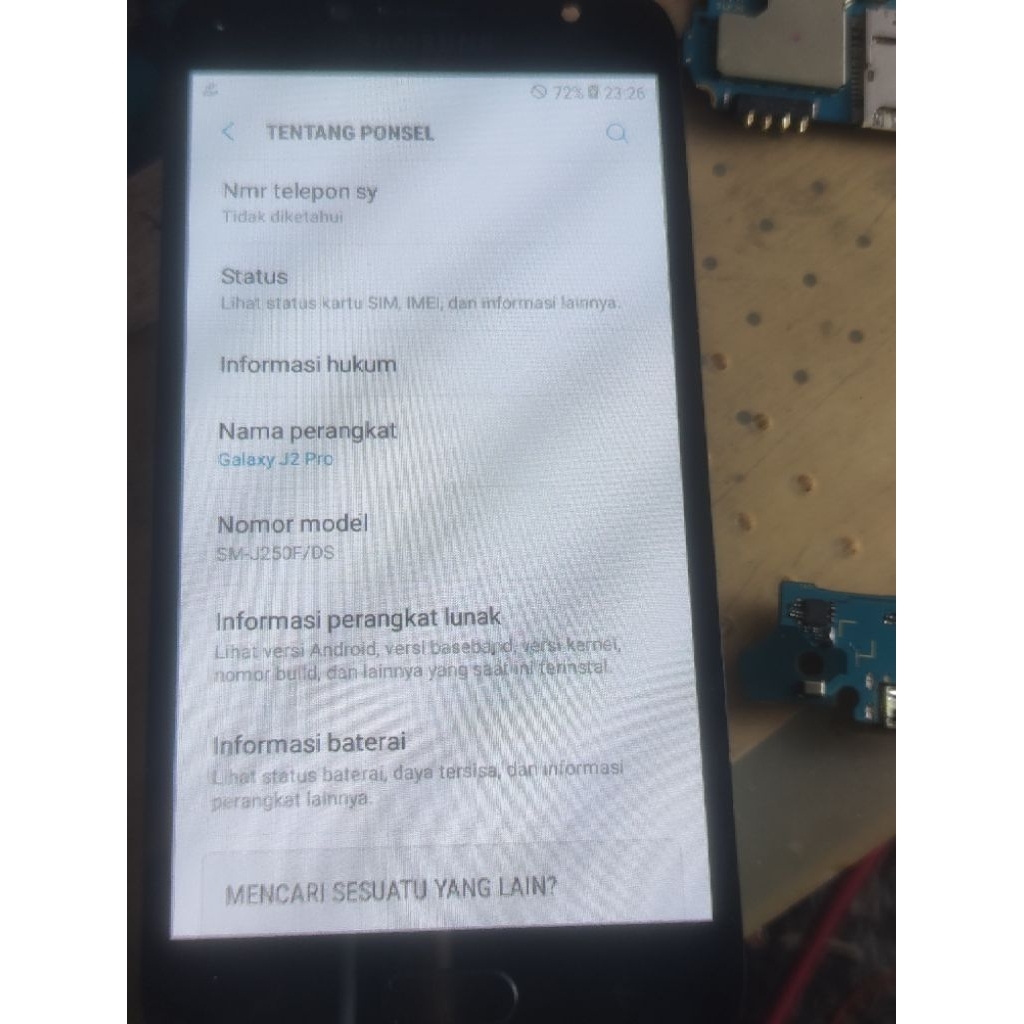 lcd Samsung j2 pro copotan (amoled)