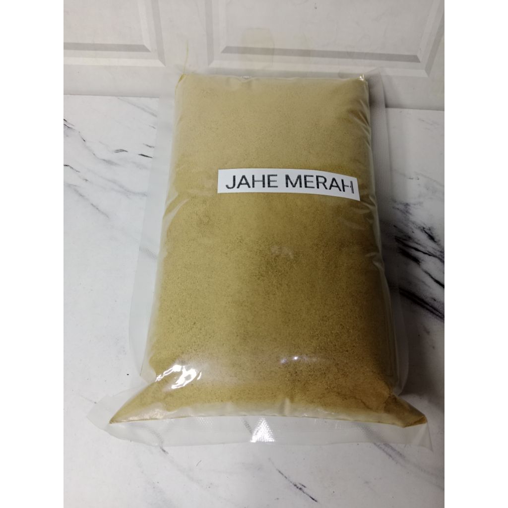 Jahe merah bubuk 1 kg murni