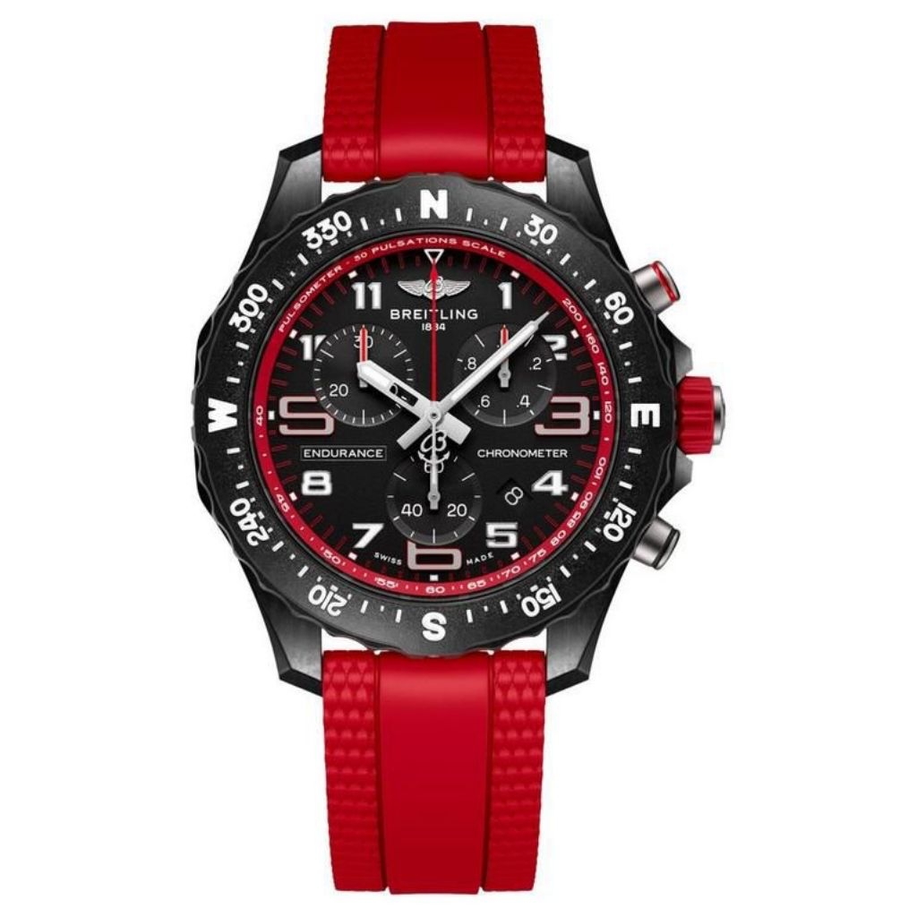 Breitling Endurance Pro Red Carbon Breitlight Chronograph Quartz 38 - New in Box