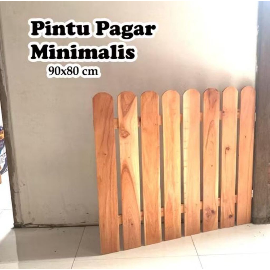 pagar pintu kayu jati Belanda minimalis pager rumah pintu rumah bisa CUSTOM