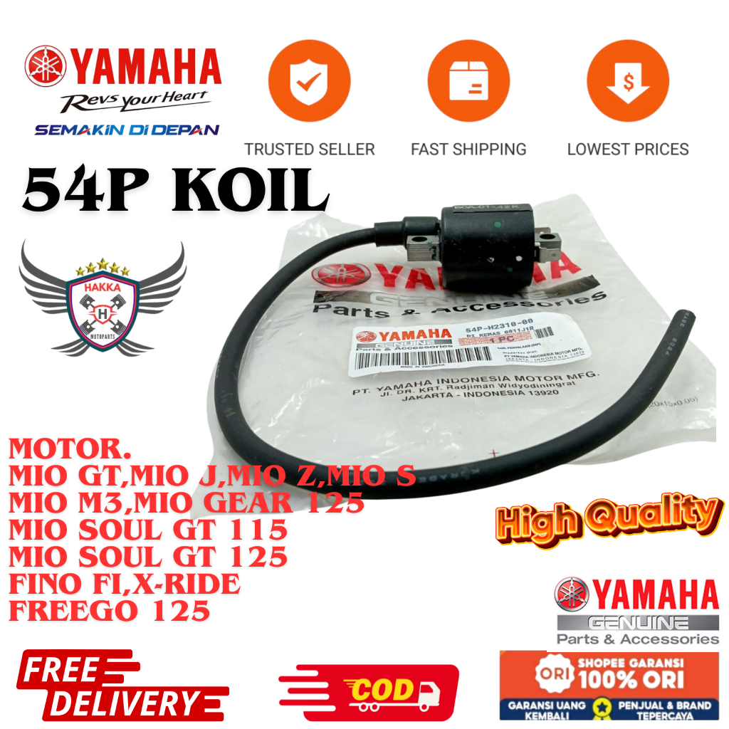 54P KOIL ASLI YAMAHA MIO J,KOIL ASLI YAMAHA MIO GT,KOIL ASLI YAMAHA MIO M3,KOIL ASLI YAMAHA MIO SOUL