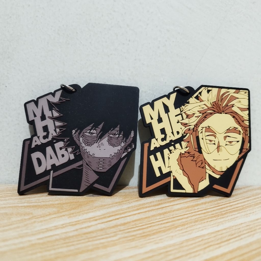 [PRELOVED] Boku No Hero Academia - Rubber Keychain - Dabi & Hawks