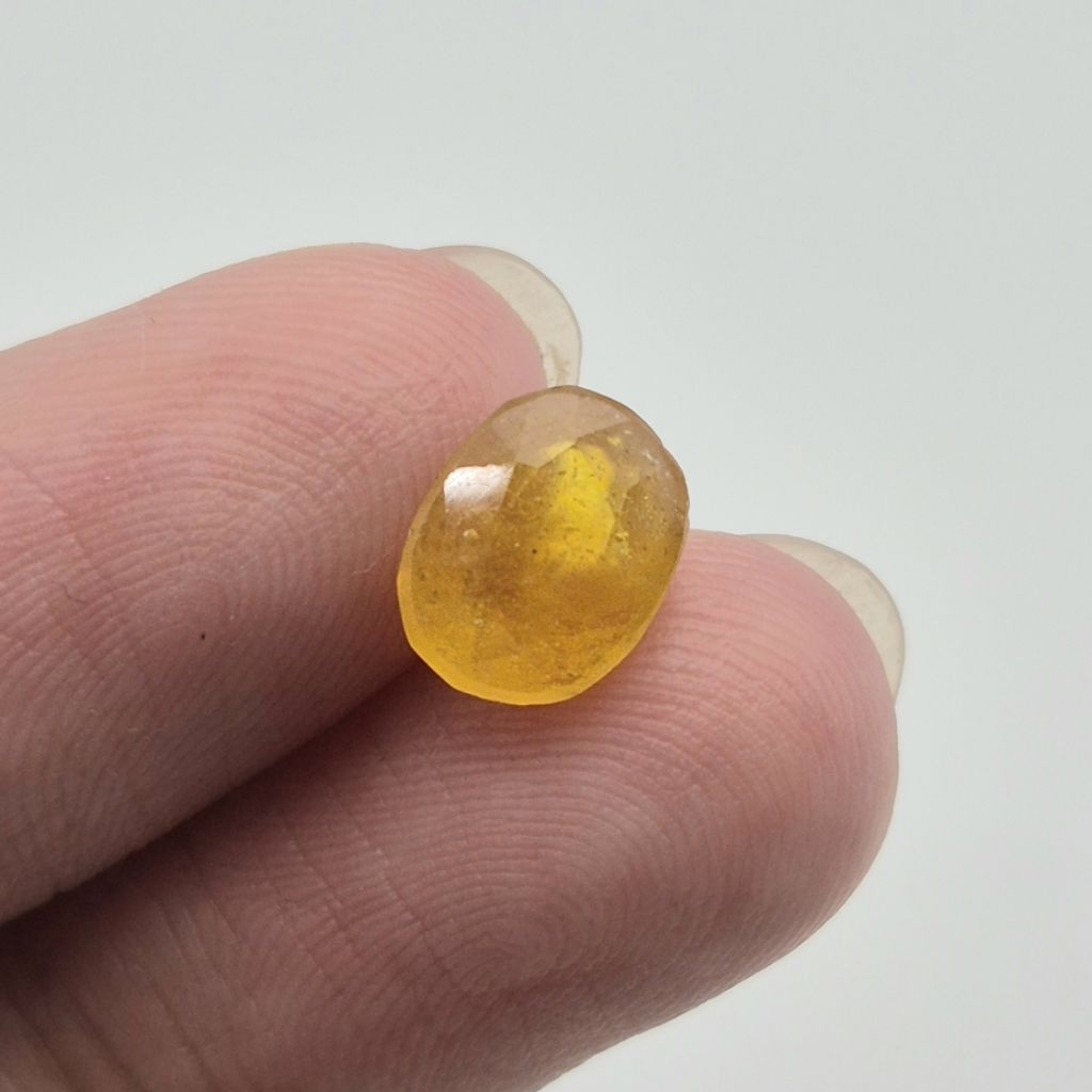 2.58 ct batu permata Natural Yellow Sapphire (Corundum), permata natural yellow sapphire (corundum) 