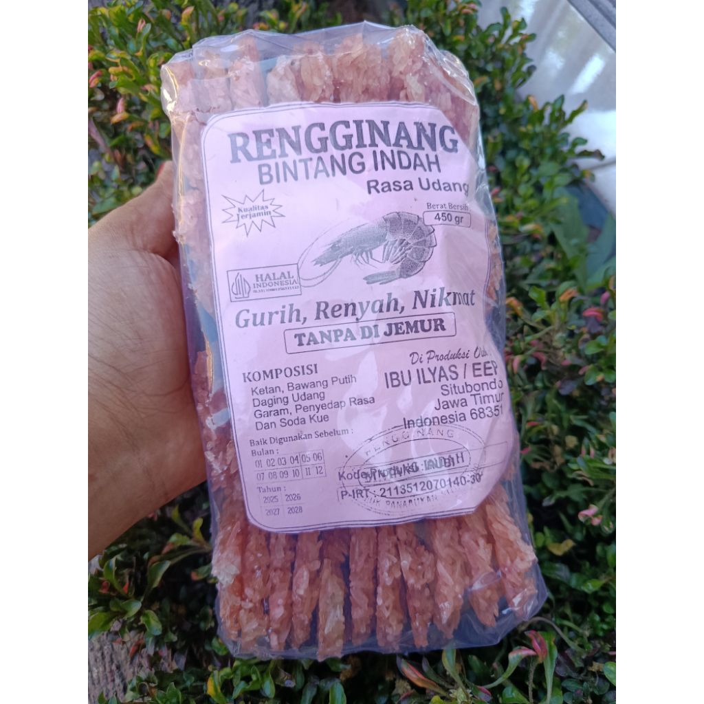 Rengginang rasa Udang bintang indah Situbondo