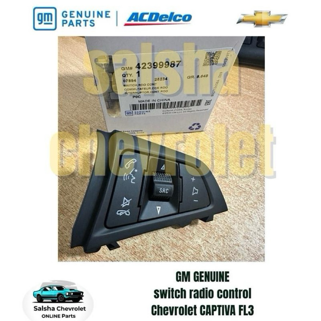 Switch radio switch audio control chevrolet captiva diesel FL 3 asli GM