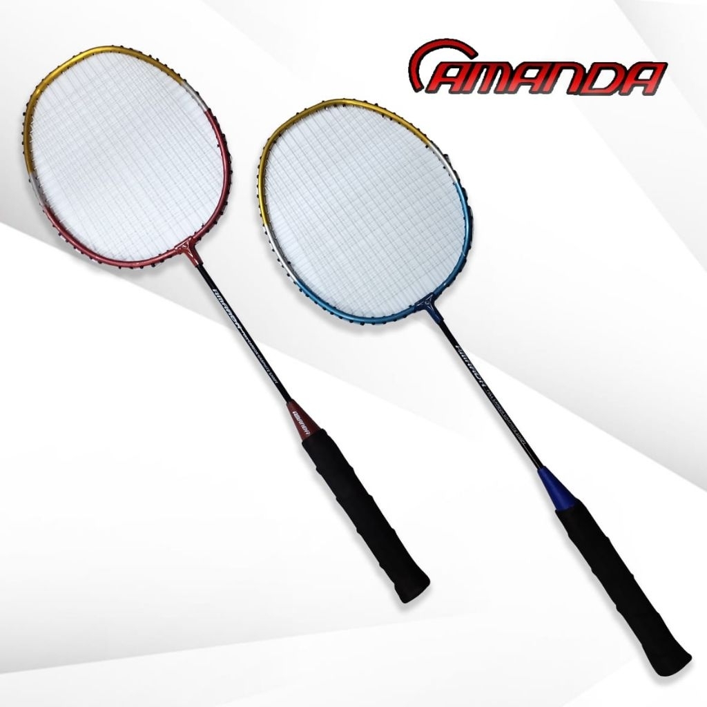 Raket Badminton Amanda Isi 2 / Raket Bulu Tangkis Amanda