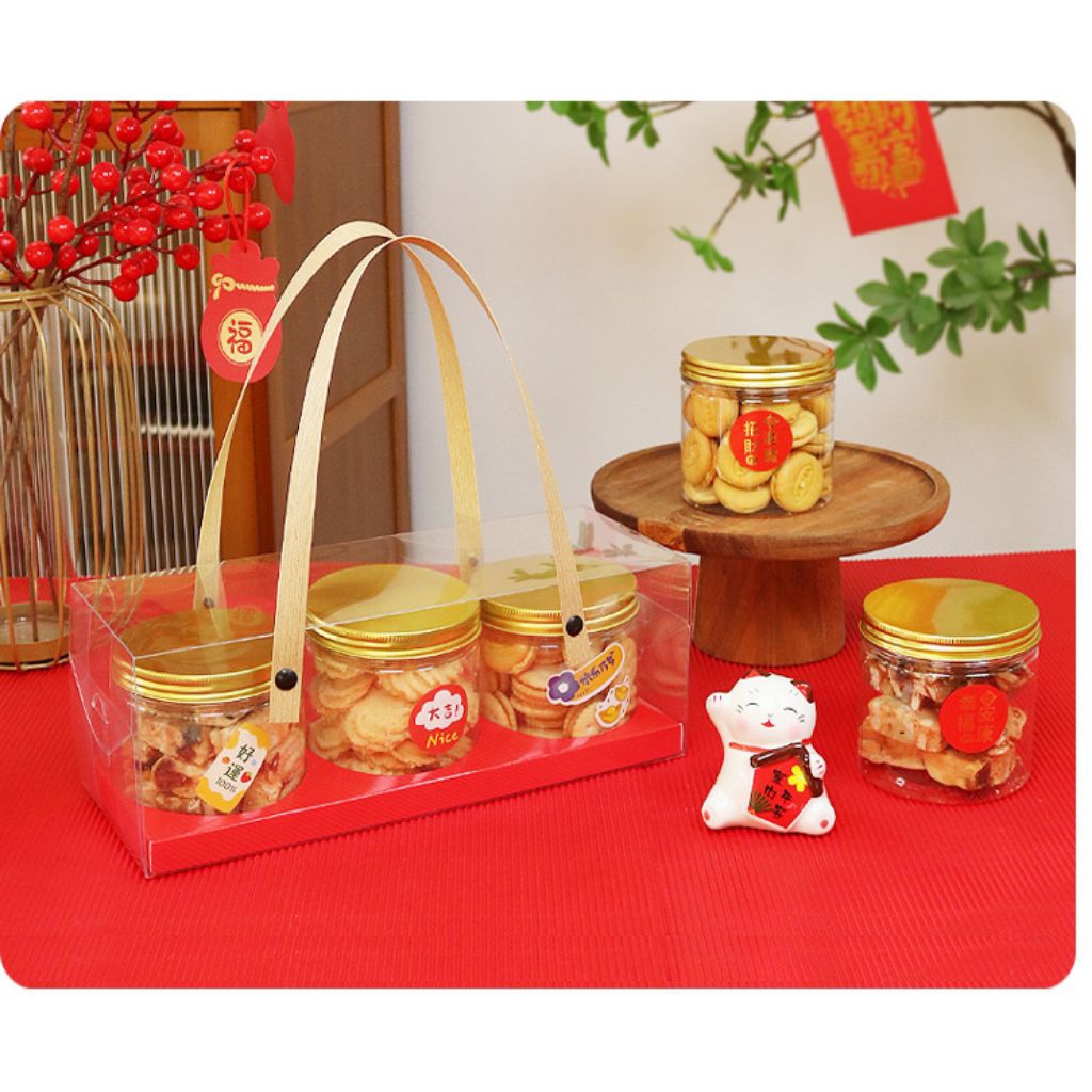 BOX HAMPERS MIKA 3 LUBANG IMLEK/KOTAK HAMPERS MIKA 3 LUBANG CHINESE NEW YEAR 2026
